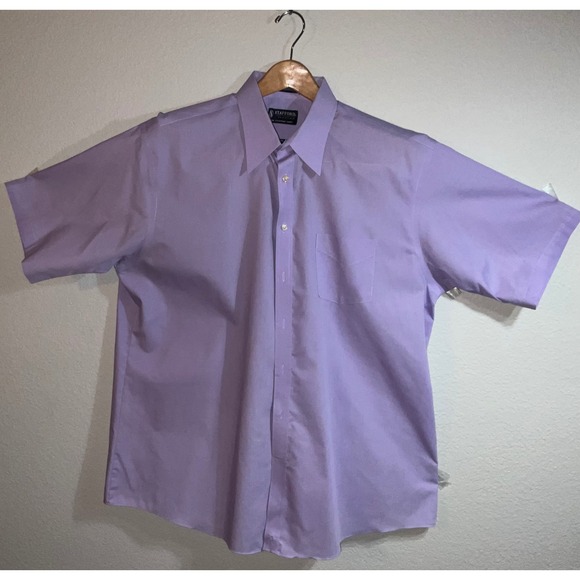 Stafford Essentials Mens Dress Shirt Lot 3 Short Sleeve Classic Fit 18 - Picture 3 of 12